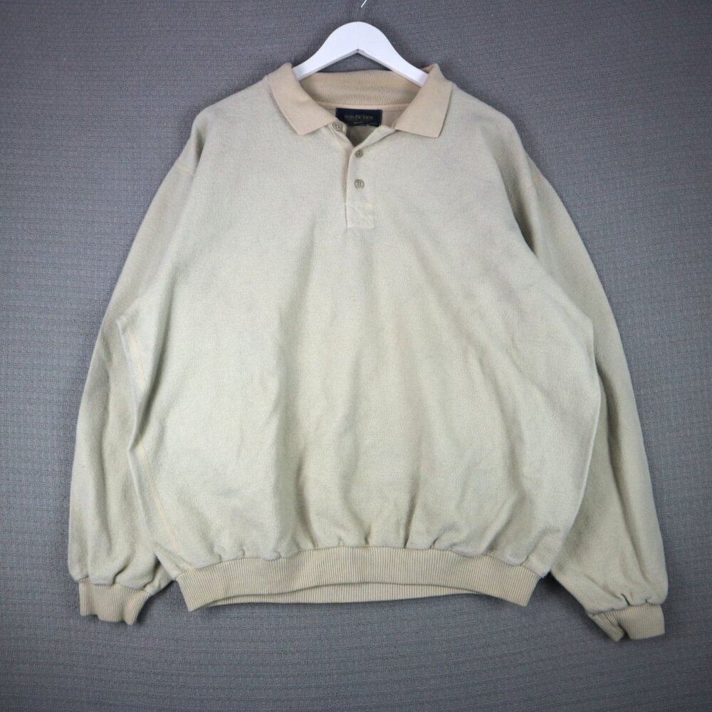 Non Fiction Cotton Made in Canada Vintage Quarter Button Up XL